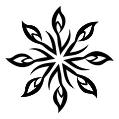 Snowflake Silhouette