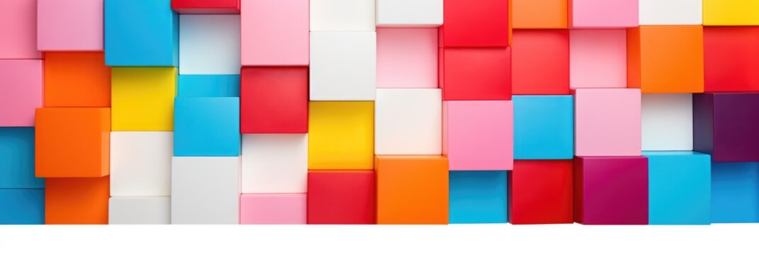 background colored quadrats