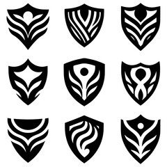 Obraz premium Peace shield crest of radiant loving bonds