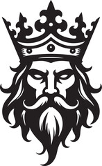 Collection of Royal Crown king ornament Silhouettes