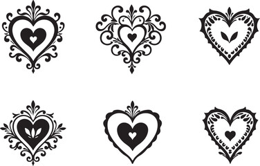 "Vector Petal and Flower Silhouettes Set"