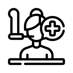 prescription line icon