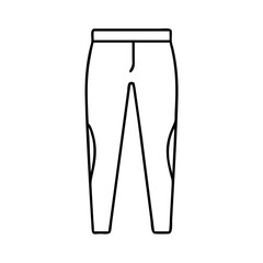 leggings icon, leggings line art - simple line art of leggings, perfect for leggings logos and icons