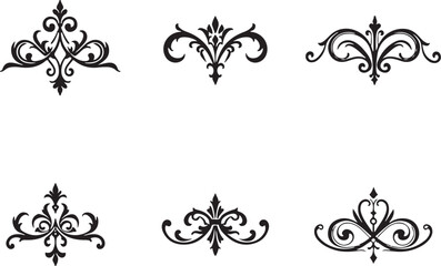 "Collection of Royal Crown Silhouettes