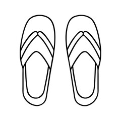 flats icon, flats line art - simple line art of flats, perfect for flats logos and icons