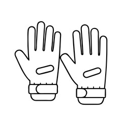 driving gloves icon, driving gloves line art - simple line art of driving gloves, perfect for driving gloves logos and icons