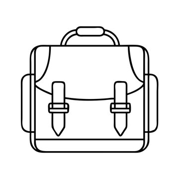 recommend clip art: messenger bags icon, messenger bags line art - simple line art of messenger bags, perfect for messenger bags logos and icons