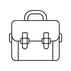 satchel bags icon, satchel bags line art - simple line art of satchel bags, perfect for satchel bags logos and icons