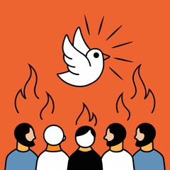 illustration of a man and woman