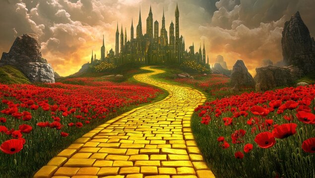Emerald City's yellow brick road (1)