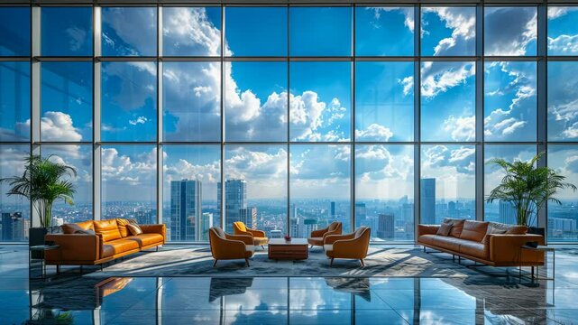 近代的なオフィス空間の内部ビュー / Interior View of a Modern Office Space3