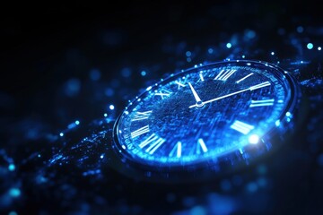 Time flies, digital clock