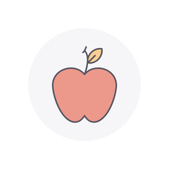 APPLE vector icon stock illustration