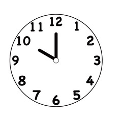 掛け時計　10時