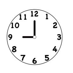 掛け時計　 9時