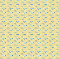 Seamless adorable summer pattern with turtle 
