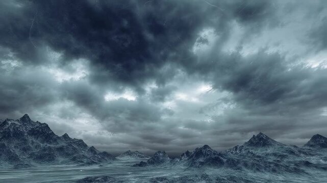 Dark Storms on Tidally Locked Planet