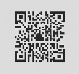 Use your mobile phone to scan the QR code. The hand holds the phone showing the QR code