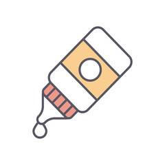 GLUE vector icon stock illustration