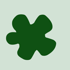 Vector illustration of design elements and shapes for abstract background, geometrical elements and leaves