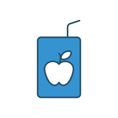 JUICE vector icon stock illustration