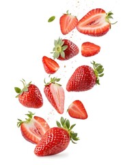 slices of strawberry