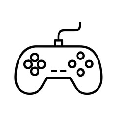 Download gamepad vector icon for gaming console and video games controller design and graphics resource