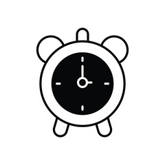 CLOCK vector icon stock illustration