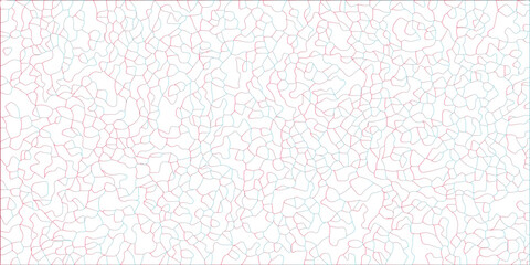 Abstract red crystalized broken glass and white lines background   Generative algorithm psychedelic. Reaction-diffusion or truing pattern  stone slab smooth tile silver natural for interior decoratio