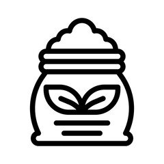 compost line icon