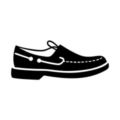 boat shoes icon, boat shoes line art - simple line art of boat shoes, perfect for boat shoes logos and icons