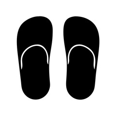 slippers icon, slippers line art - simple line art of slippers, perfect for slippers logos and icons