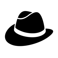panama hats icon, panama hats line art - simple line art of panama hats, perfect for panama hats logos and icons