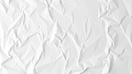 Obraz premium White Crumpled Paper Texture Ideal for Background or Creative Projects