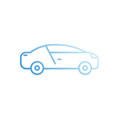 CAR vector icon stock illustration