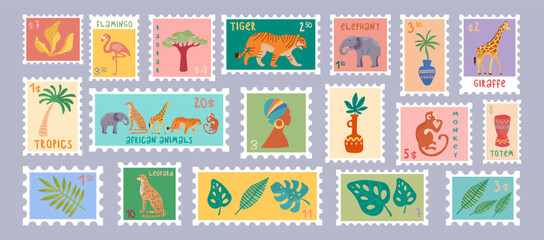 Retro graphics of travel stamp. Vintage style stamp. © Katerina