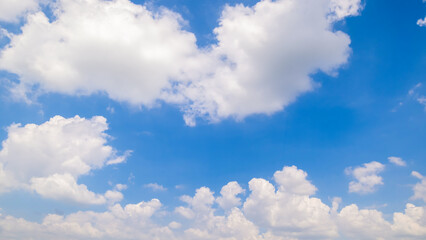 clear blue sky background,clouds with background, Blue sky background with tiny clouds. White fluffy clouds in the blue sky. 