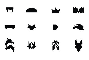 Icon Gaming or Esport Logo Design Vector 