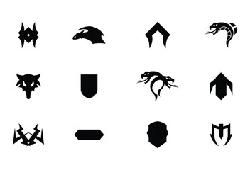 Icon Gaming or Esport Logo Design Vector 