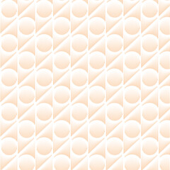Intricate Diagonal Lines and Circles Pattern on White Background