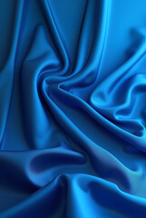 Fototapeta premium blue silk background