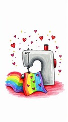 Threads of Love: A Rainbow Stitched with Joy
