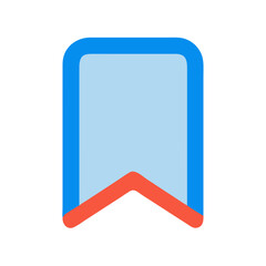 Bookmark Ribbon for Saved Items Icon Design
