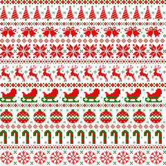 Christmas pattern illustration, green sun color, download Christmas wallpaper, cross stitch pattern, high quality resolution for clothing decoration, embroidery, Christmas holidays
