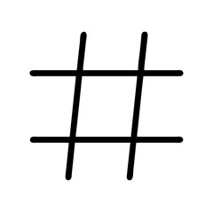 Download high resolution hashtag symbol vector graphic for social media marketing and design projects online free