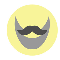Beard Grooming Kit Vector Flat Icon Design