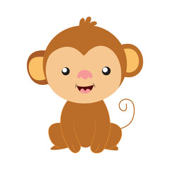 Color icon for monkey