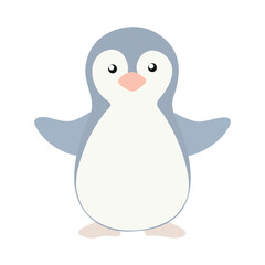 Color icon for penguin