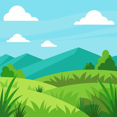 Obraz premium landscape with mountains