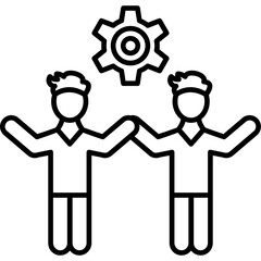 Friendship Building Icon
